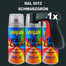 Ral 6012 Noir Vert Mat 3 X 400ml Spray Decolack Acrylique (Vernis Incolore)