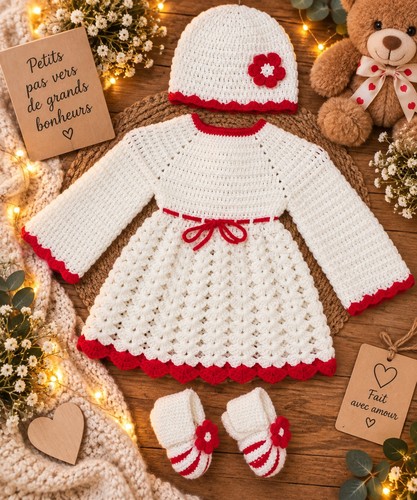 Ensemble bébé tricot
