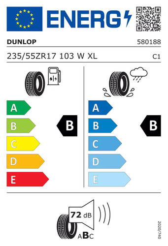 Pneu dunlop max 235 55 - sp, tt