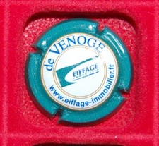 1 Plaque de muselet de champagne De Venoge Eiffage