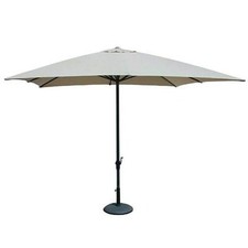 Parasol Rond en Métal Avec Manivelle Mt. 3 Beige