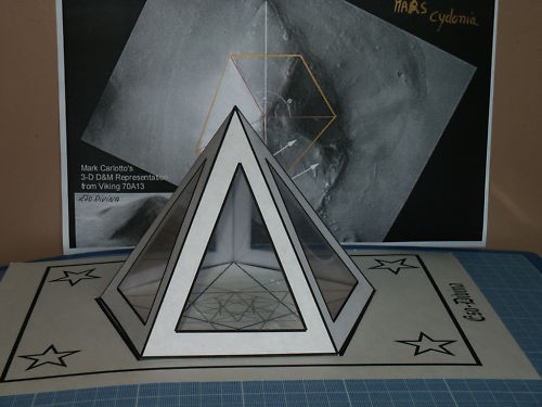 Pyramide pentadome blanc - pentadome,