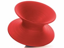 Red Spun Chair by Thomas