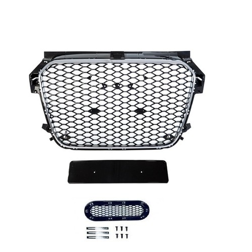 Calandre chrome noir look - chrome,