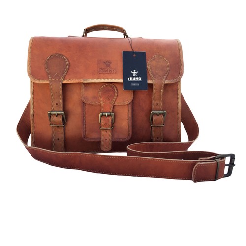 Sac messager cuir véritable - messager,