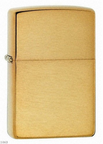 Zippo brushed brass - zippo,