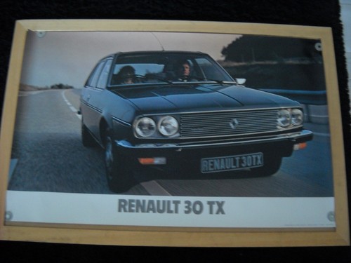 Affiche poster renault - renault,