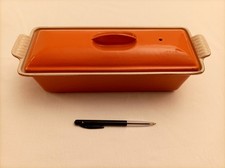 LE CREUSET  Terrine à foie gras ou pâté orange en fonte émaillée n° 28