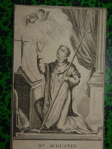 Gravure xviieme saint - xviieme,