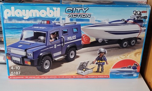 Playmobil 5187 fourgon bateau - playmobil,