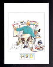 Tintin. Carte postale. TINTIN