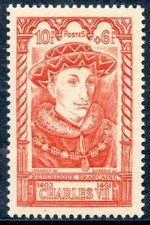 TIMBRE FRANCE NEUF N° 770 ** CELEBRITE / CHARLES VII
