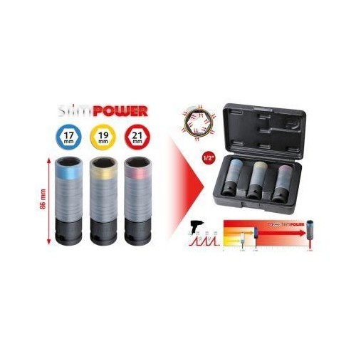 Coffret douilles chocs - de,