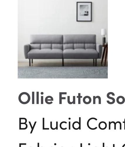 Barely used futon - barely,