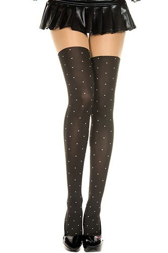 Collant fantaisie effet bas - , à