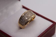 Bague turban pavage de