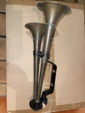 Double Klaxon Jeep Laiton Caenaho B CCCP Military Air Horn Rare 40/50s WW2