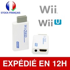 Adaptateur HDMI Full HD 1080p/720p pour Nintendo Wii U et Wii Convertisseur Neuf