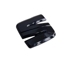 Badge de volant noir brillant