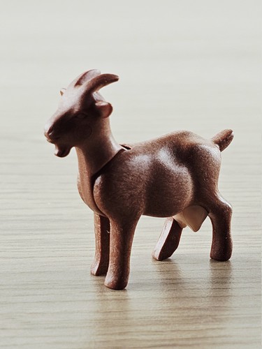 Playmobil ferme brown - brown, goat