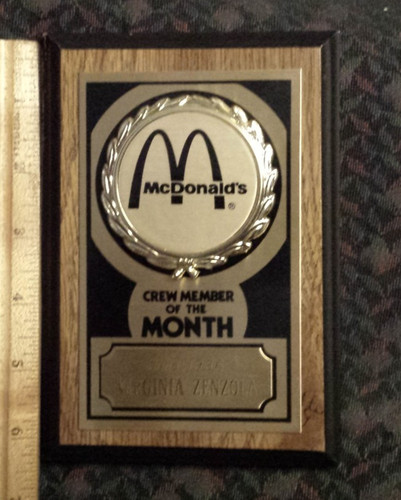 Mcdonald employee of the - ,