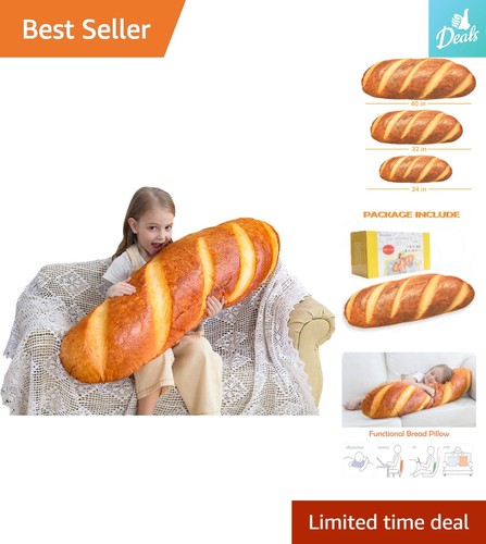 Inch bread shape pillow - bread,