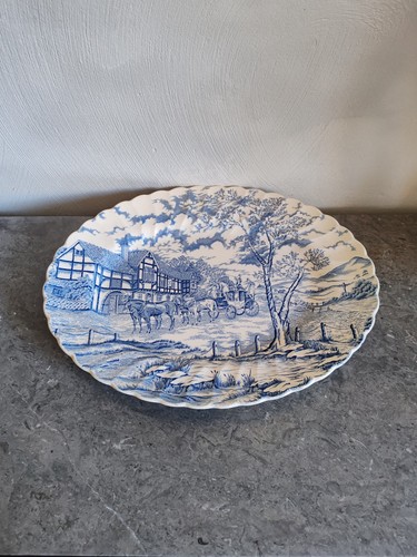 Ancien grand plat ovale myott - grand,