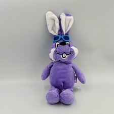 Doudou lapin violet mauve