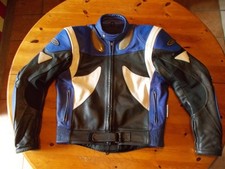 Blouson de moto en cuir homme DMP Taille L Bonne occasion