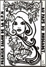 CPA AK LARDIE Au pays de la Muscadet - Premiere salon de la CPM AK (285490)