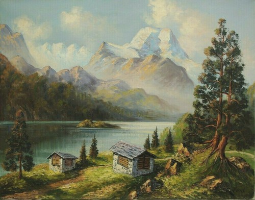 Tableau montagne vers - , 1950