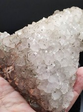 XXL - Grosse pièce de quartz tapissant de la fluorine - El Hamman- MAROC