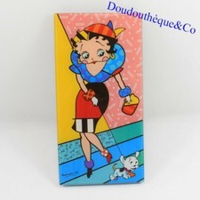 Plaque Décorative Betty Boop BRITTO avec son Chien 25 cm (DOU)