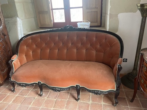 Canapé banquette capitonné - canapé,