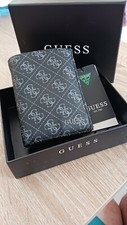 Guess portefeuille,range cartes,billets homme cuir veritable