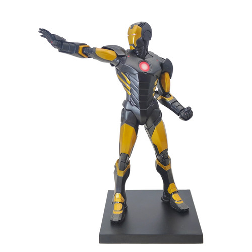 Iron man black and - iron,