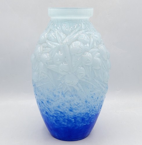 Vase verre soufflé moulé - verre,