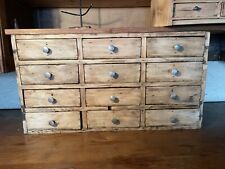 meuble de métier en bois layette d'horloger  Tiroir Ancien