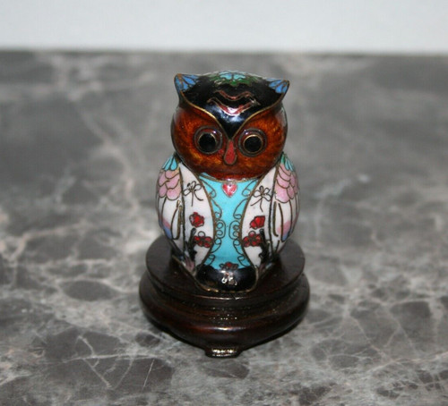 Jolie chouette hibou en - ou,