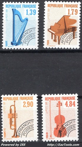 France serie preobliteres - france,