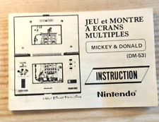 manuel d'utilisation jeu