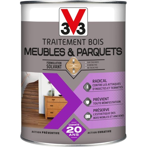 Traitement bois meubles