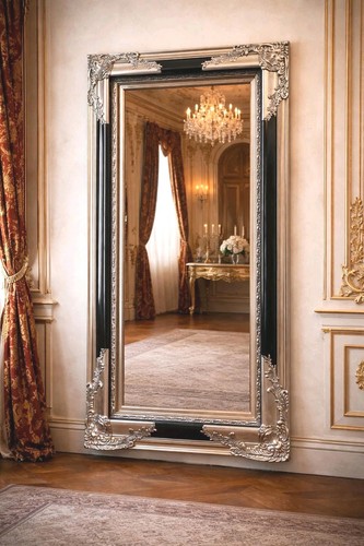Imposant miroir 156x95 noir - miroir,