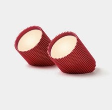 NEUF SOUS EMBALLAGE DUO DE LAMPES MAGNÉTIQUES LEXON RAY LIGHT ROUGE VALEUR 60€