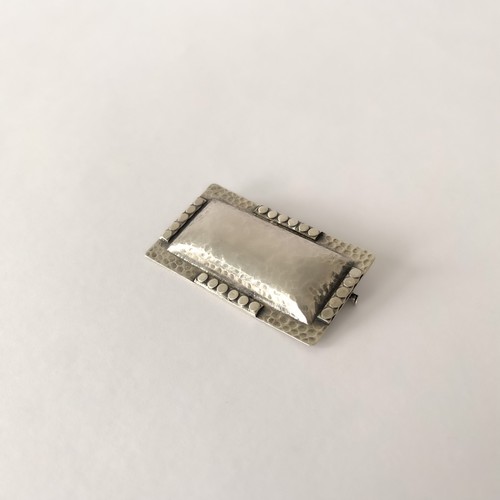 Broche art déco martelé - broche,
