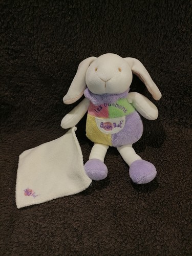 Doudou lapin les bonbons - lapin,
