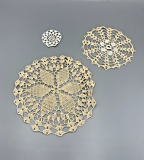 Lot de 3 napperons ancien