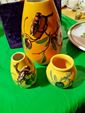 Lot  vase a la cigale + petit