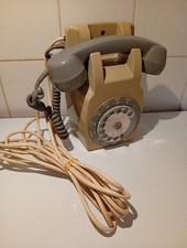 Téléphone Mural Filaire Ancien Socotel S63 À Cadran 1976