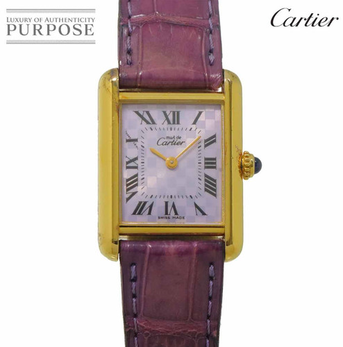 Cartier must tank vermeil - tank, sm